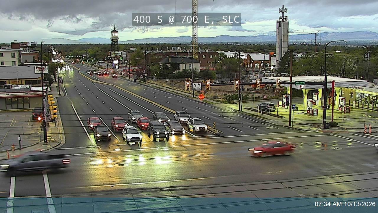 400 S / University Blvd / SR-186 @ 700 E / SR-71, SLC live camera view