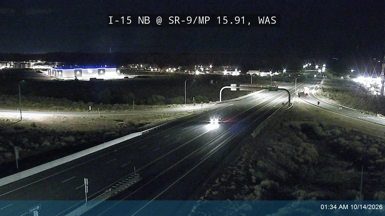 I-15 NB @ State St / SR-9 / MP 15.91, WAS live camera view