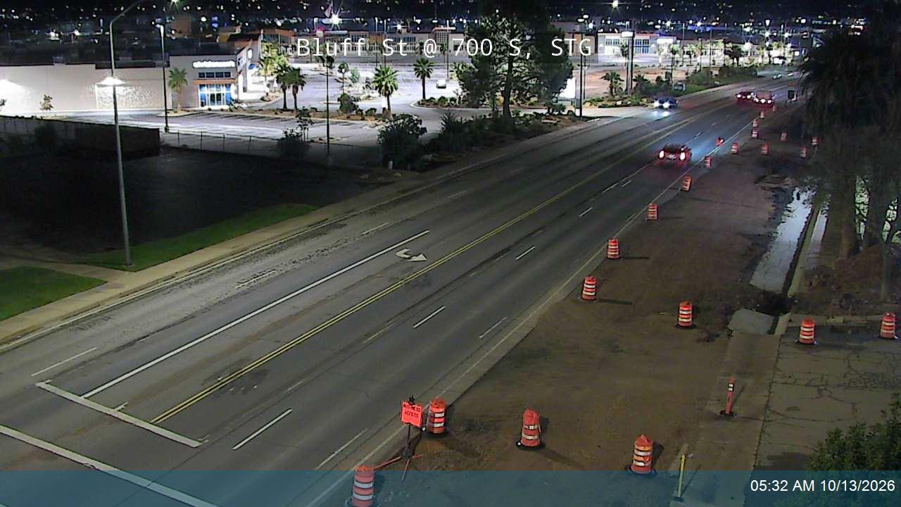 Bluff St / SR-18 @ 700 S, STG live camera view