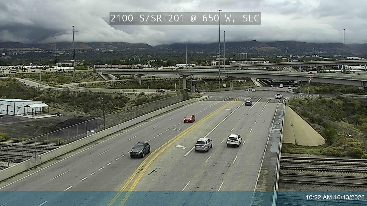 2100 S / SR-201 @ 650 W / MP 17.1, SLC live camera view