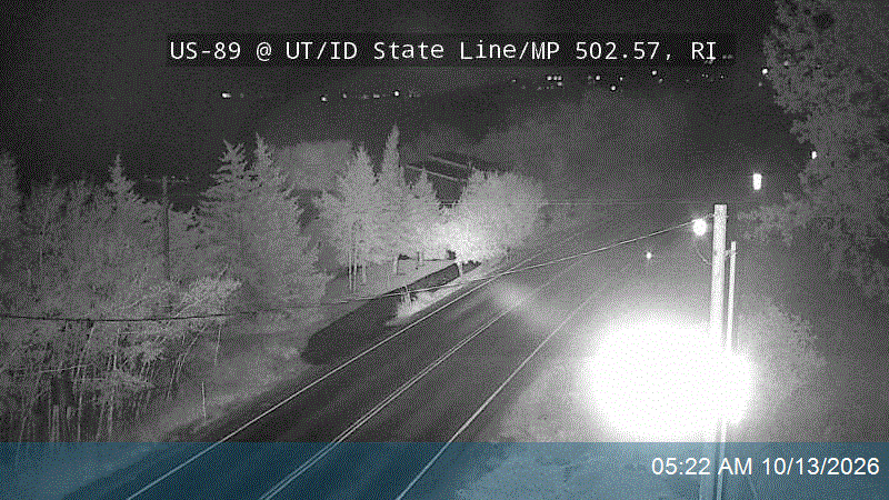 US-89 @ UT/ID State Line / MP 502.57, RI live camera view