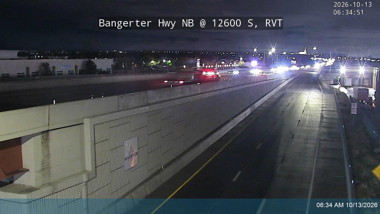 Bangerter Hwy / SR-154 NB @ 12600 S / SR-71, RVT live camera view