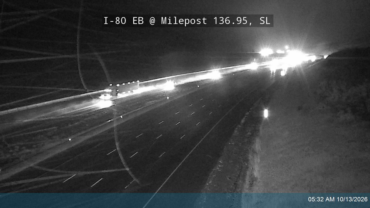 I-80 / Parleys Canyon EB @ Milepost 136.95, SL live camera view