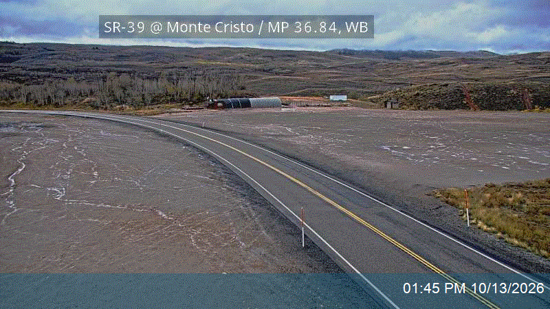 SR-39 @ Monte Cristo / MP 36.84, WB live camera view