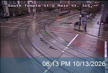 South Temple St @ Main St, SLC live camera view