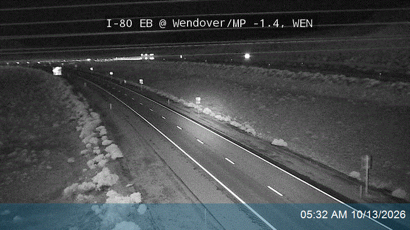 I-80 EB @ Wendover / UT MP -1.4 / NV MP 409.25, WEN live camera view