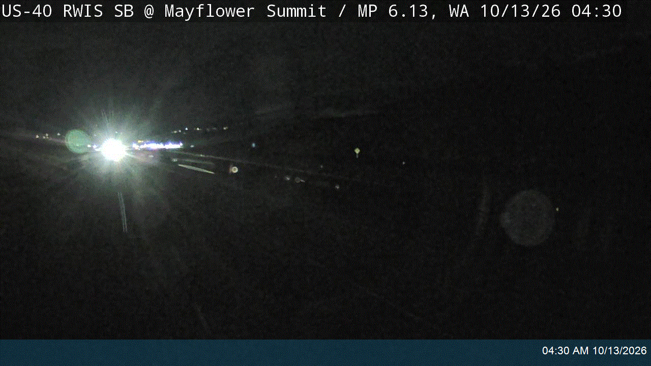 US-40 RWIS SB @ Mayflower Summit / MP 6.13, WA live camera view