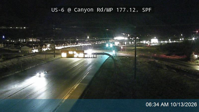 US-6 @ Canyon Rd / SR-198 / MP 177.12, SPF live camera view