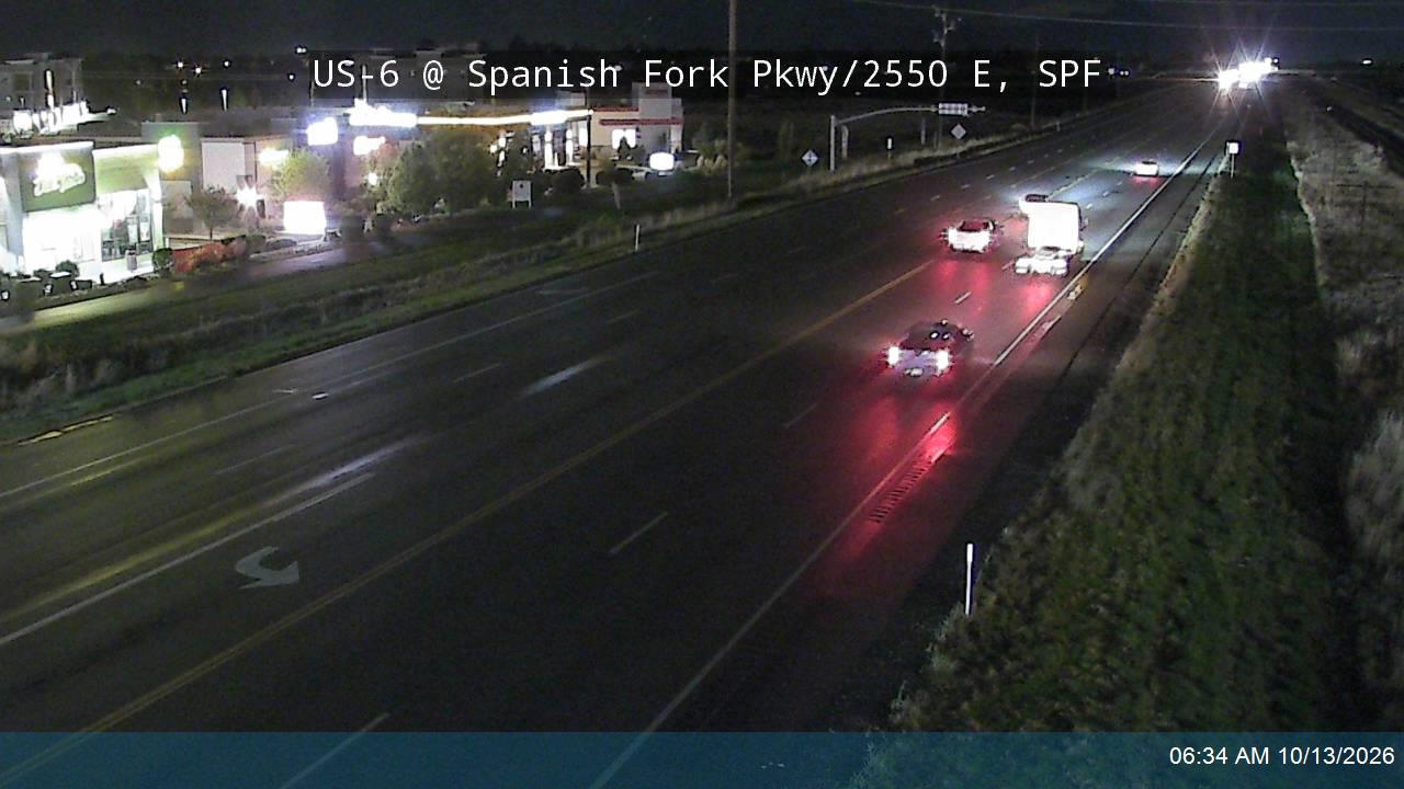 US-6 @ Spanish Fork Pkwy / 2550 E, SPF live camera view