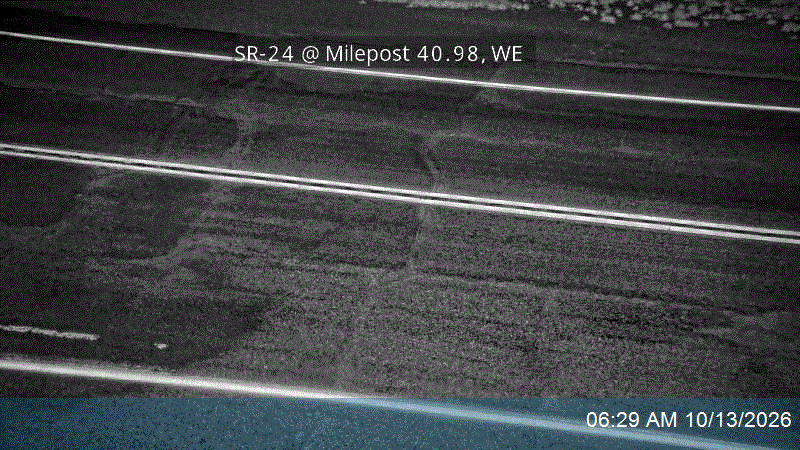 SR-24 @ Milepost 40.98, WE live camera view
