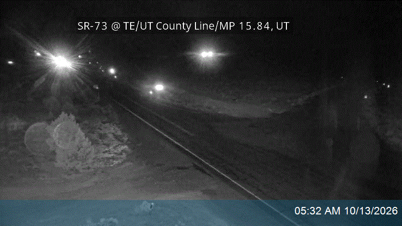 SR-73 @ TE/UT County Line / MP 15.84, UT live camera view