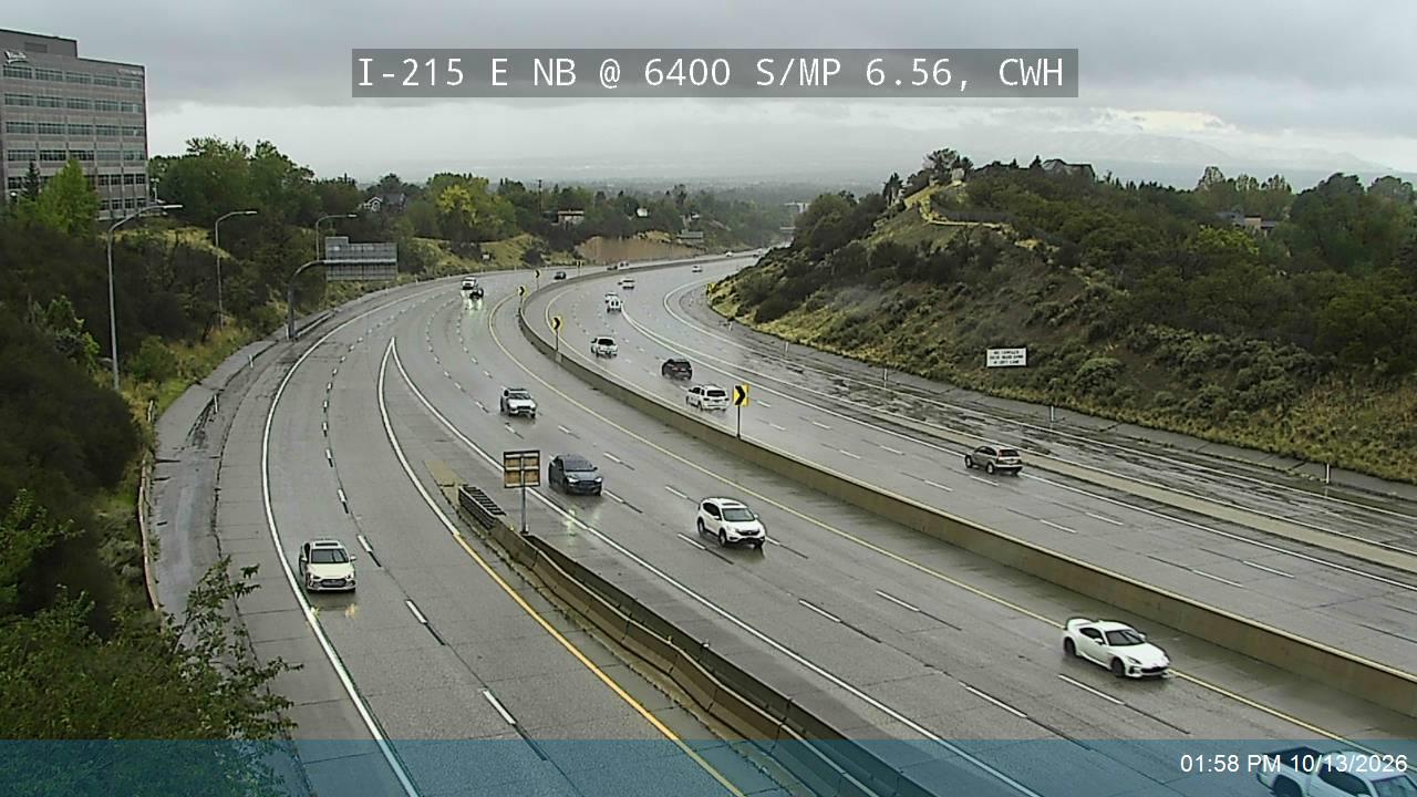 I-215 E NB @ 6400 S / MP 6.56, CWH live camera view