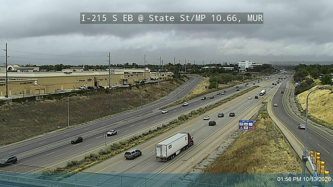 I-215 S EB @ State St / US-89 / MP 10.66, MUR live camera view