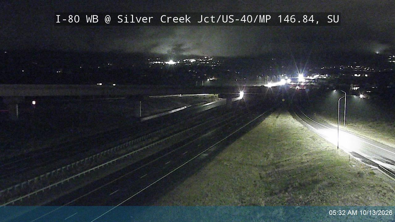 I-80 WB @ Silver Creek Jct / US-40 / MP 146.84, SU live camera view