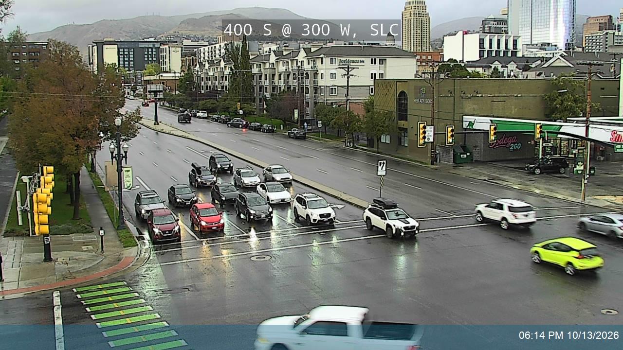 400 S / US-89 @ 300 W / John Stockton Dr / US-89, SLC live camera view
