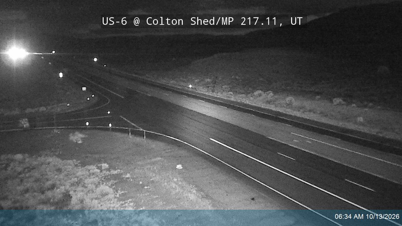 US-6 @ Colton Shed / MP 217.11, UT live camera view