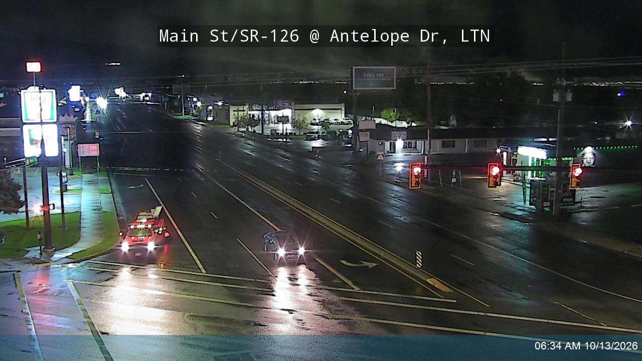 Main St / SR-126 @ Antelope Dr / SR-108, LTN live camera view