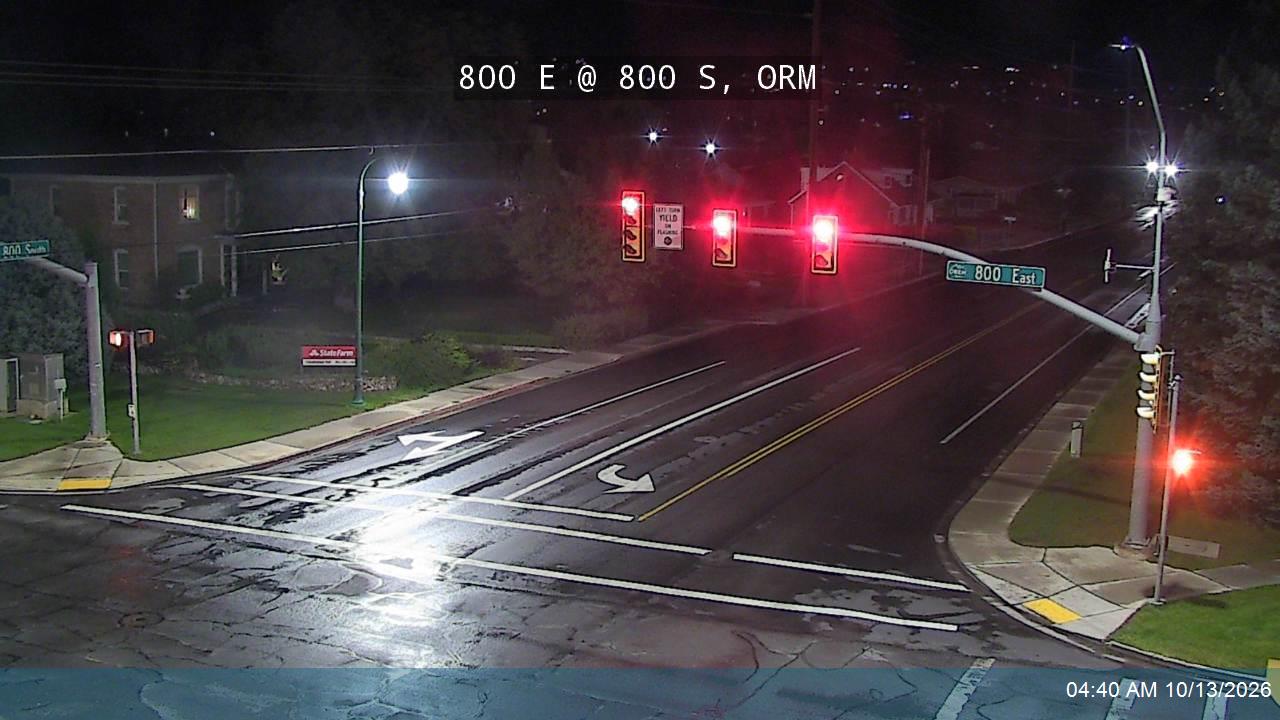 800 E @ 800 S, ORM live camera view