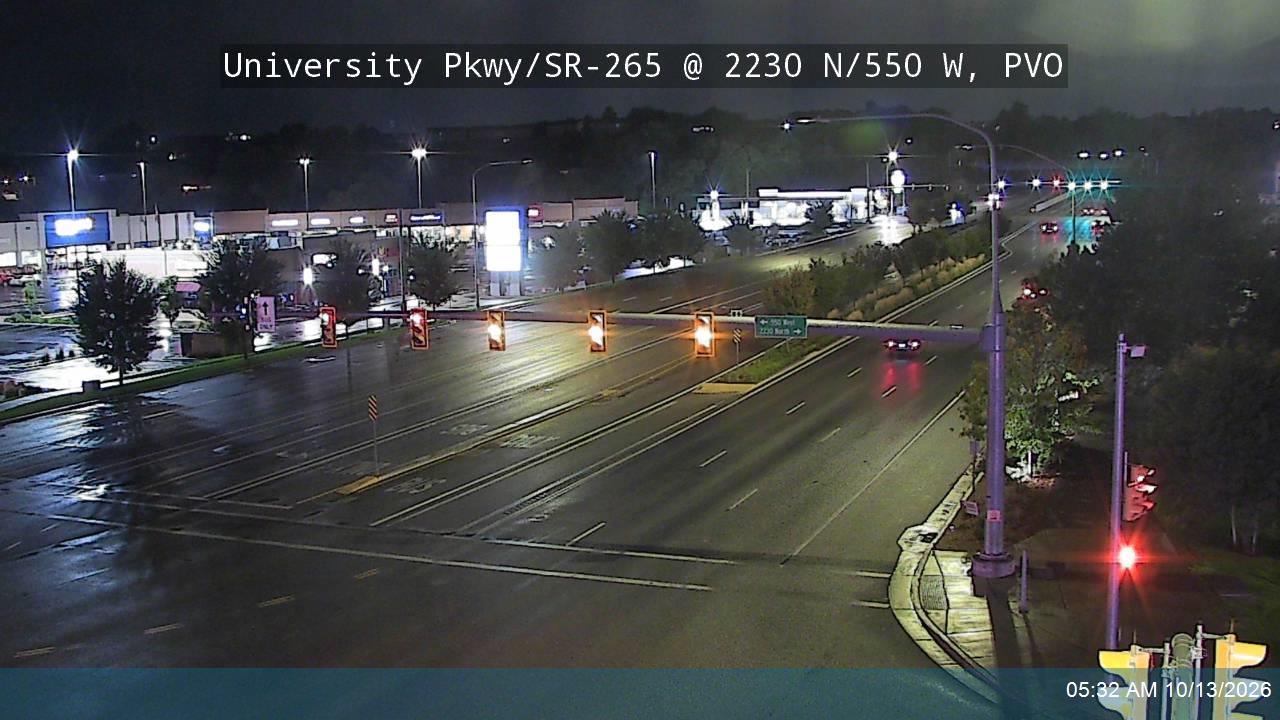 University Pkwy / SR-265 @ 2230 N / 550 W, PVO live camera view
