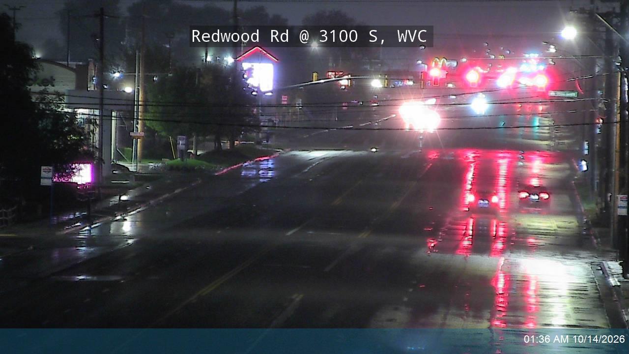 Redwood Rd / SR-68 @ 3100 S, WVC live camera view