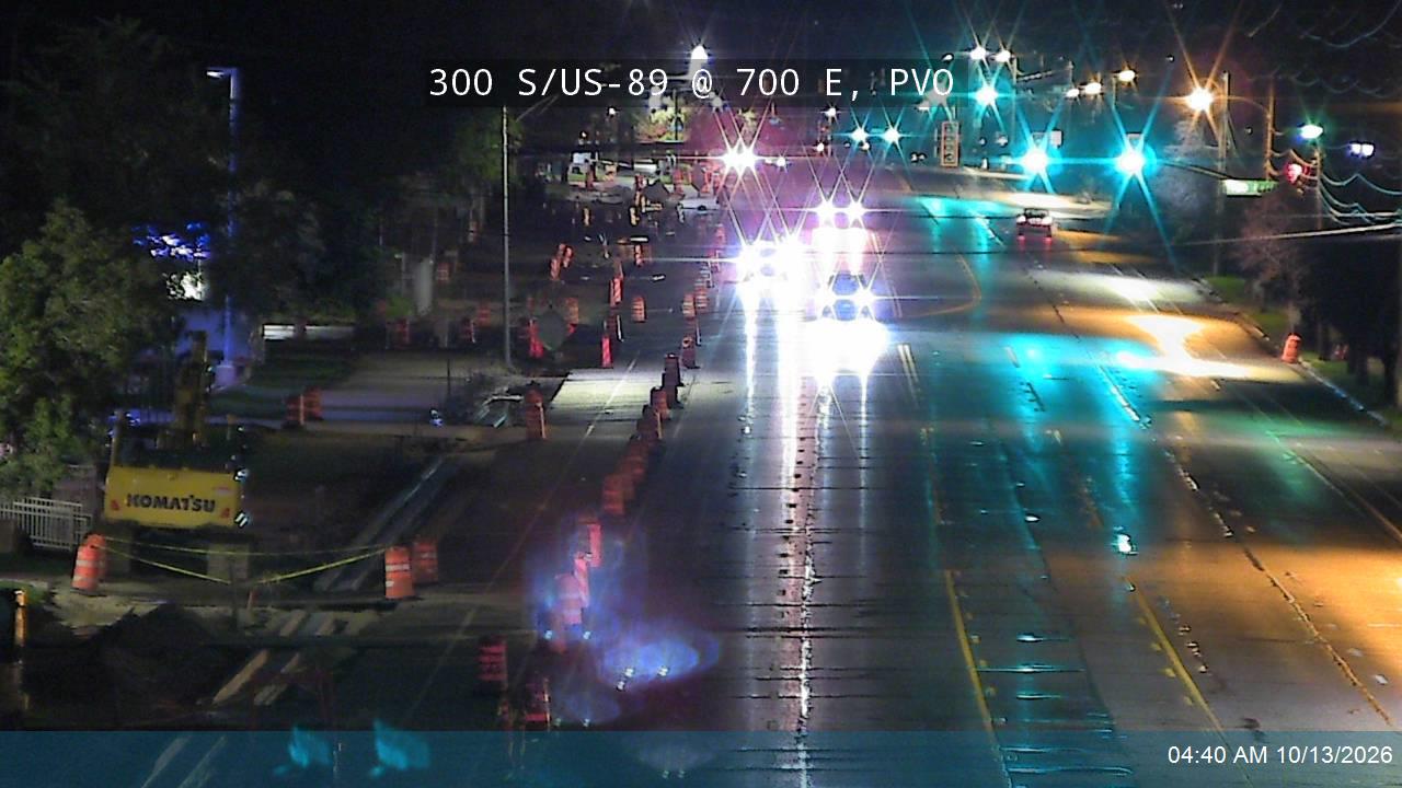 300 S / State St / US-89 @ 700 E, PVO live camera view
