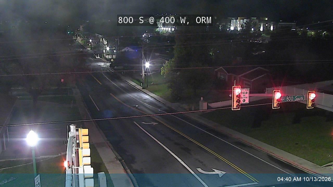 800 S @ 400 W, ORM live camera view