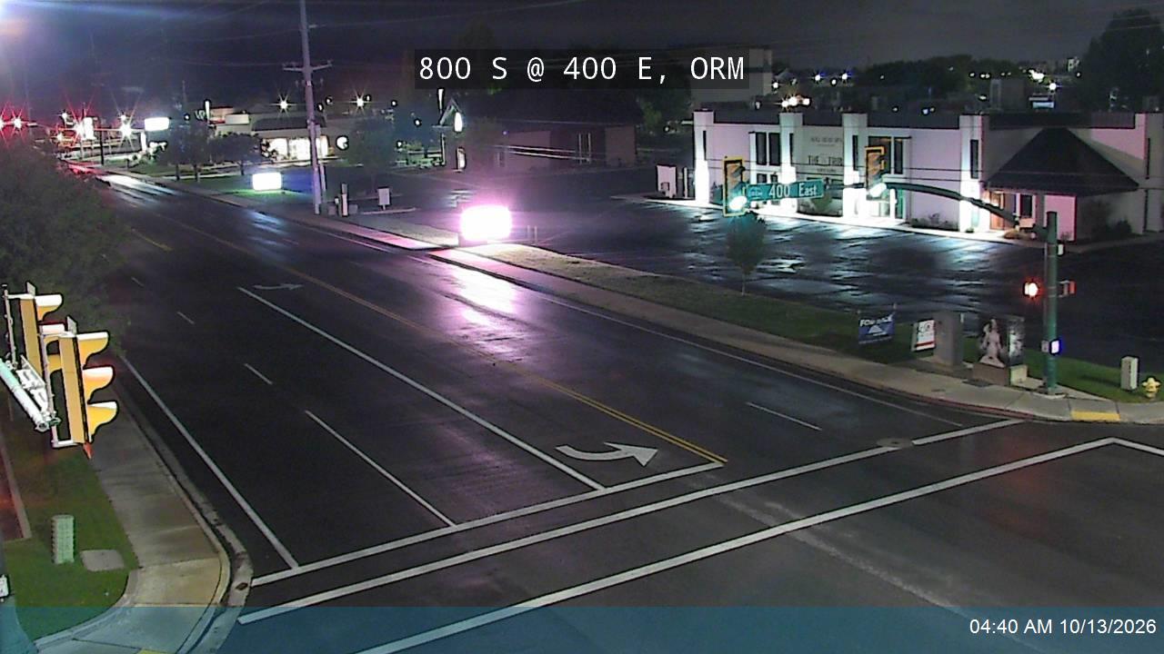 800 S @ 400 E, ORM live camera view