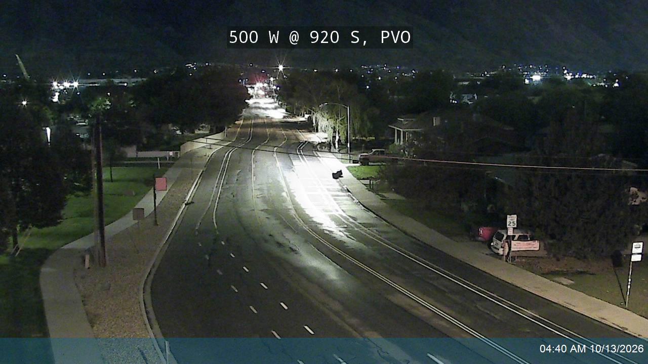 500 W @ 920 S, PVO live camera view