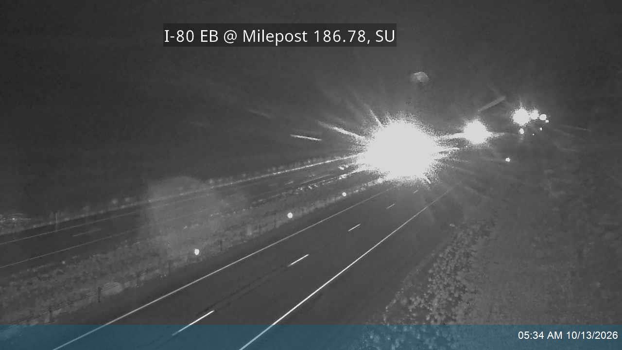 I-80 EB @ Milepost 186.78, SU live camera view