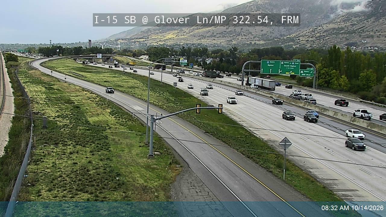 I-15 SB @ Glover Ln / MP 322.54, FRM live camera view