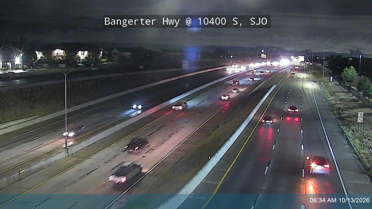 Bangerter Hwy / SR-154 @ 10400 S / South Jordan Pkwy / SR-151, SJO live camera view