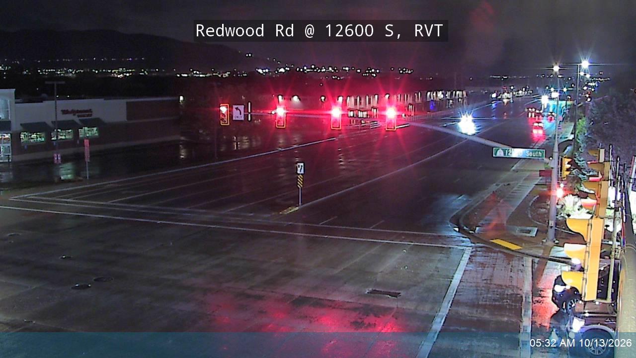Redwood Rd / SR-68 @ 12600 S / SR-71, RVT live camera view