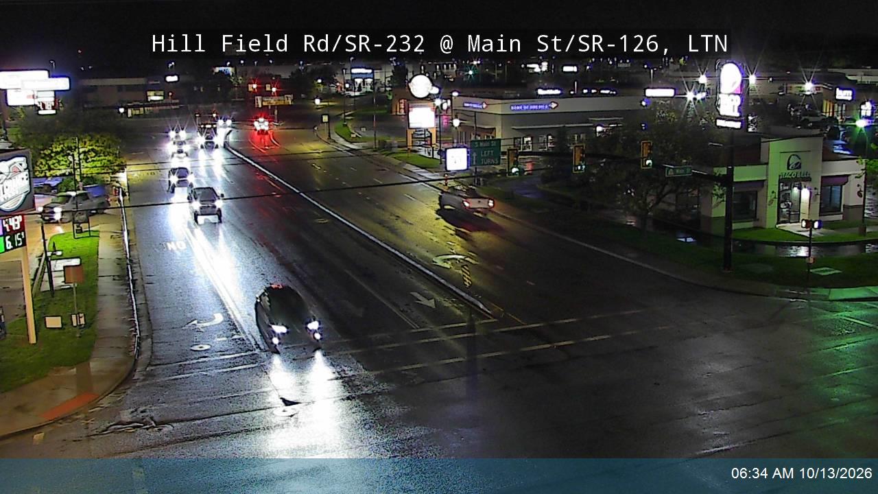 Hill Field Rd / SR-232 @ Main St / SR-126, LTN live camera view