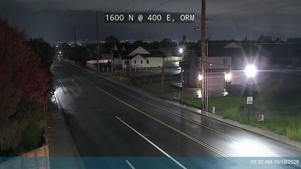 1600 N @ 400 E, ORM live camera view