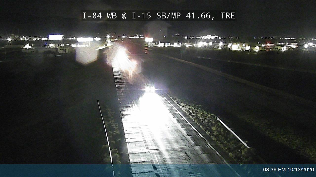 I-84 WB @ I-15 SB / MP 41.66, TRE live camera view