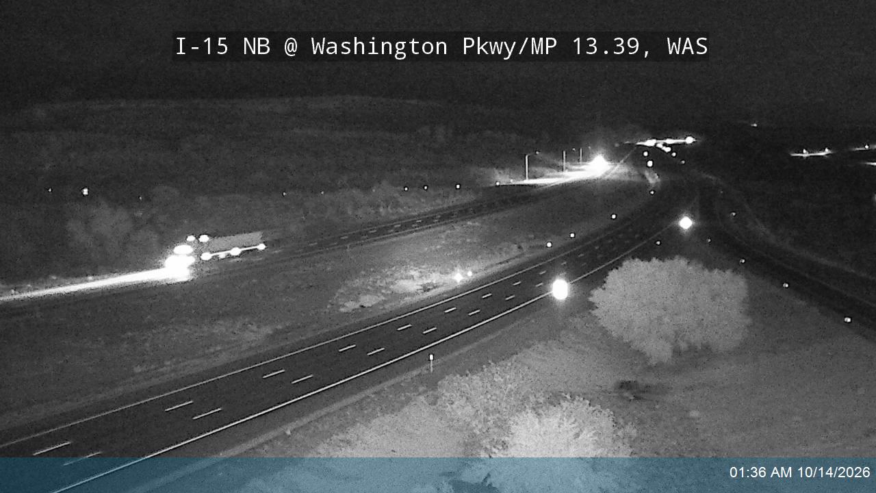 I-15 NB @ Washington Pkwy / MP 13.39, WAS live camera view