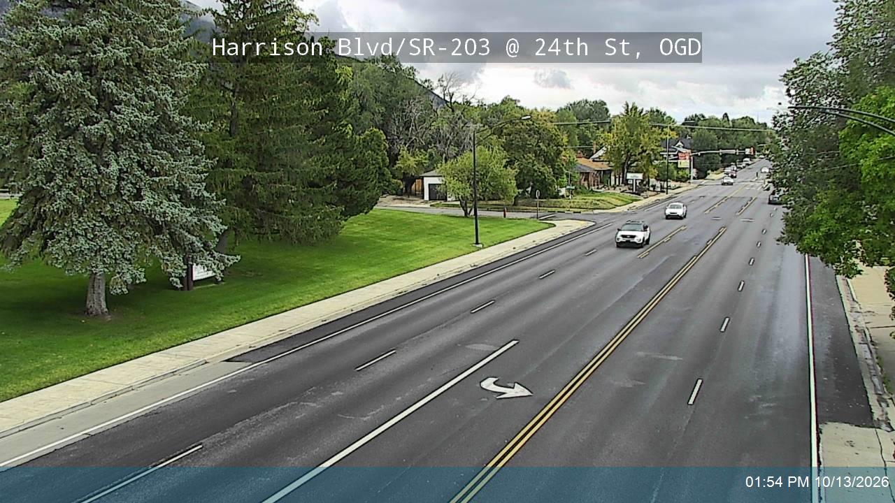 Harrison Blvd / 1200 E / SR-203 @ 24th St, OGD live camera view