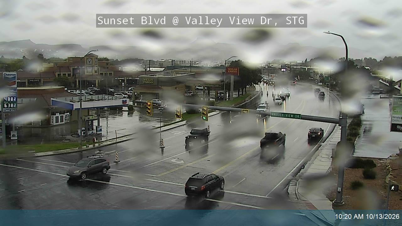 Sunset Blvd / SR-8 @ Valley View Dr, STG live camera view
