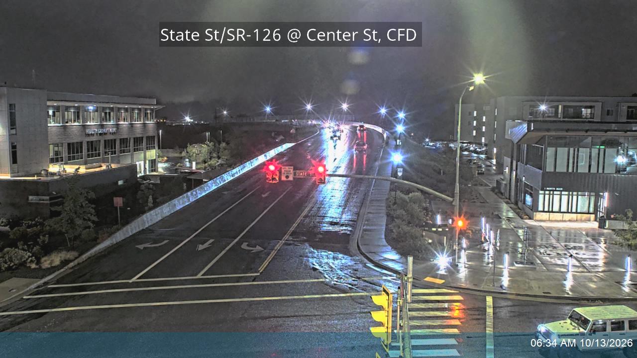 State St / SR-126 @ Center St, CFD live camera view