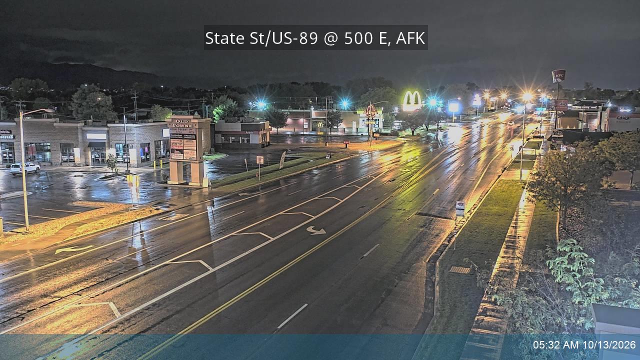 State St / US-89 @ 500 E / SR-180, AFK live camera view
