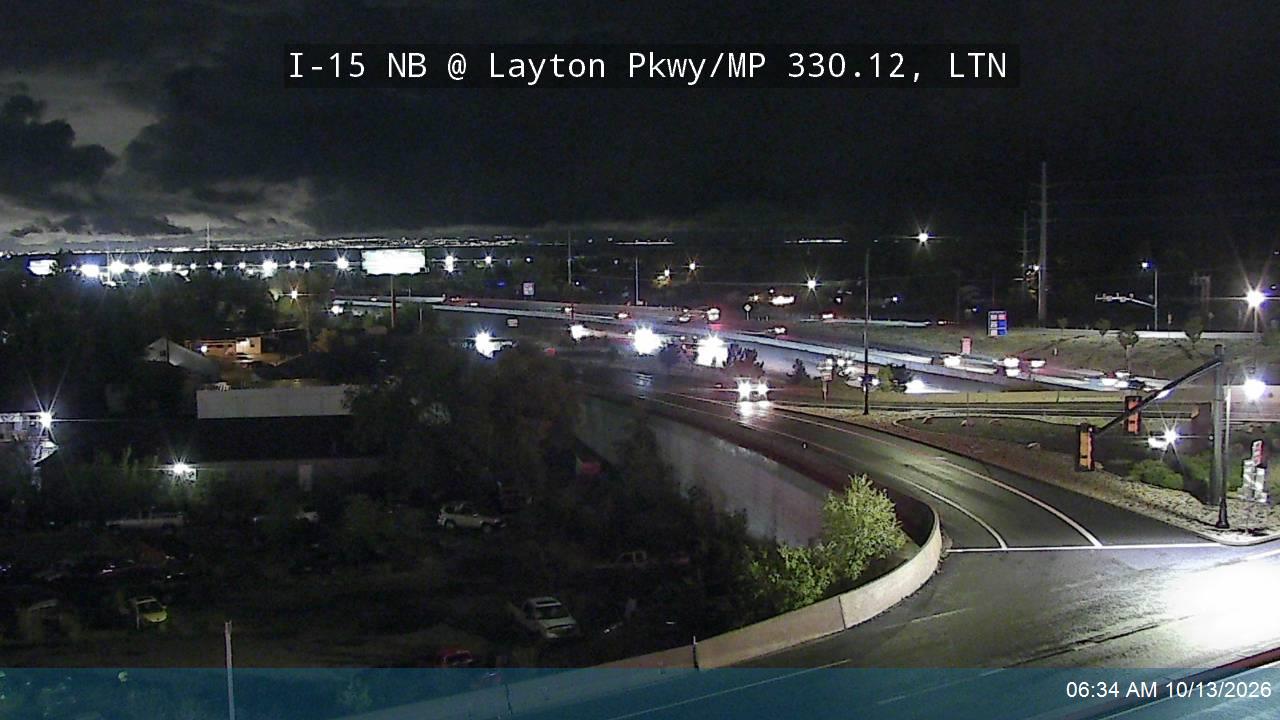 I-15 NB @ Layton Pkwy / SR-126 / MP 330.12, LTN live camera view