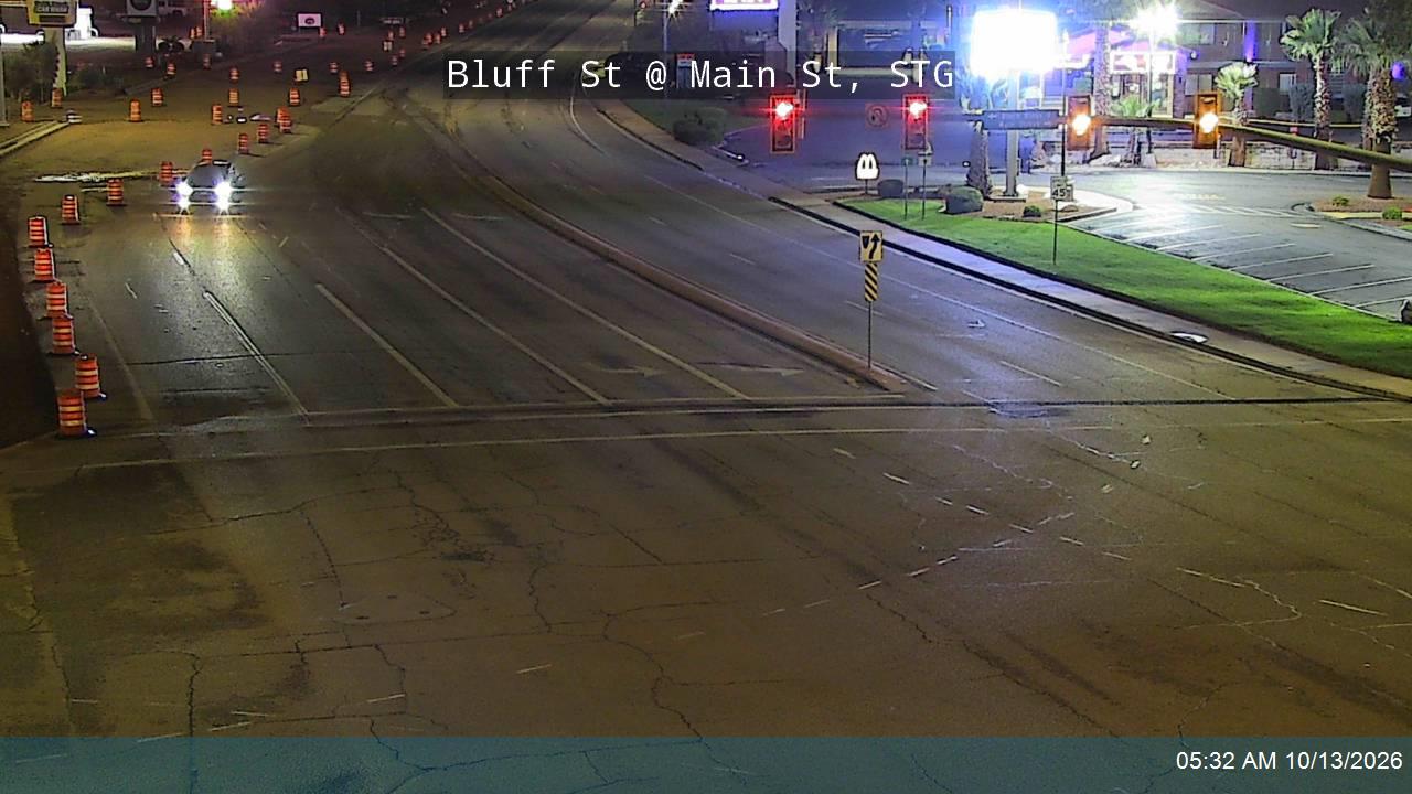 Bluff St / SR-18 @ Main St / Black Ridge Dr, STG live camera view