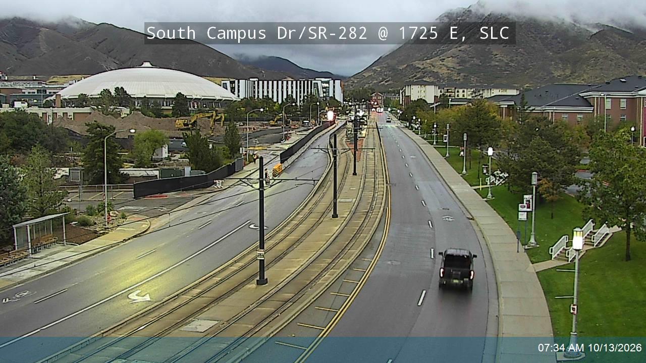 South Campus Dr / SR-282 @ 1725 E, SLC live camera view