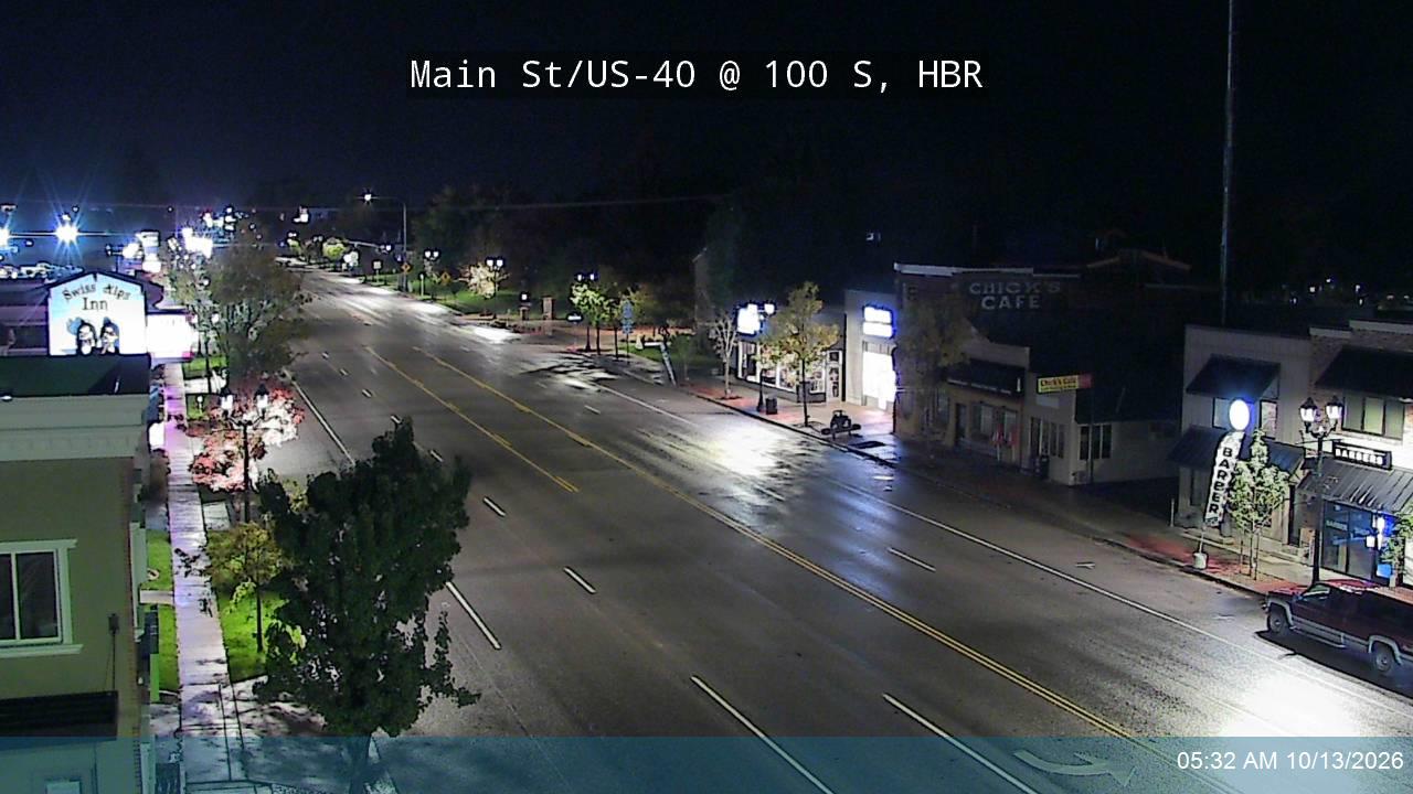 Main St / US-40 @ 100 S / MP 17, HBR live camera view