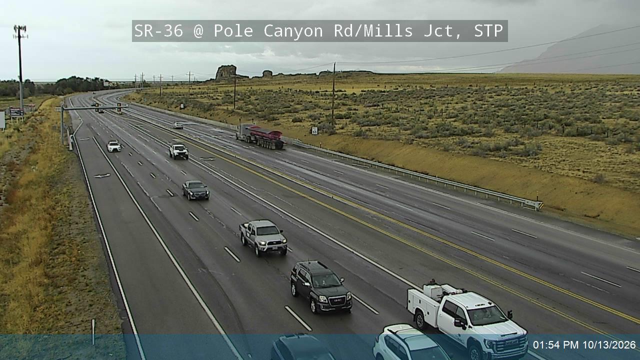 SR-36 @ Pole Canyon Rd / Mills Jct, STP live camera view