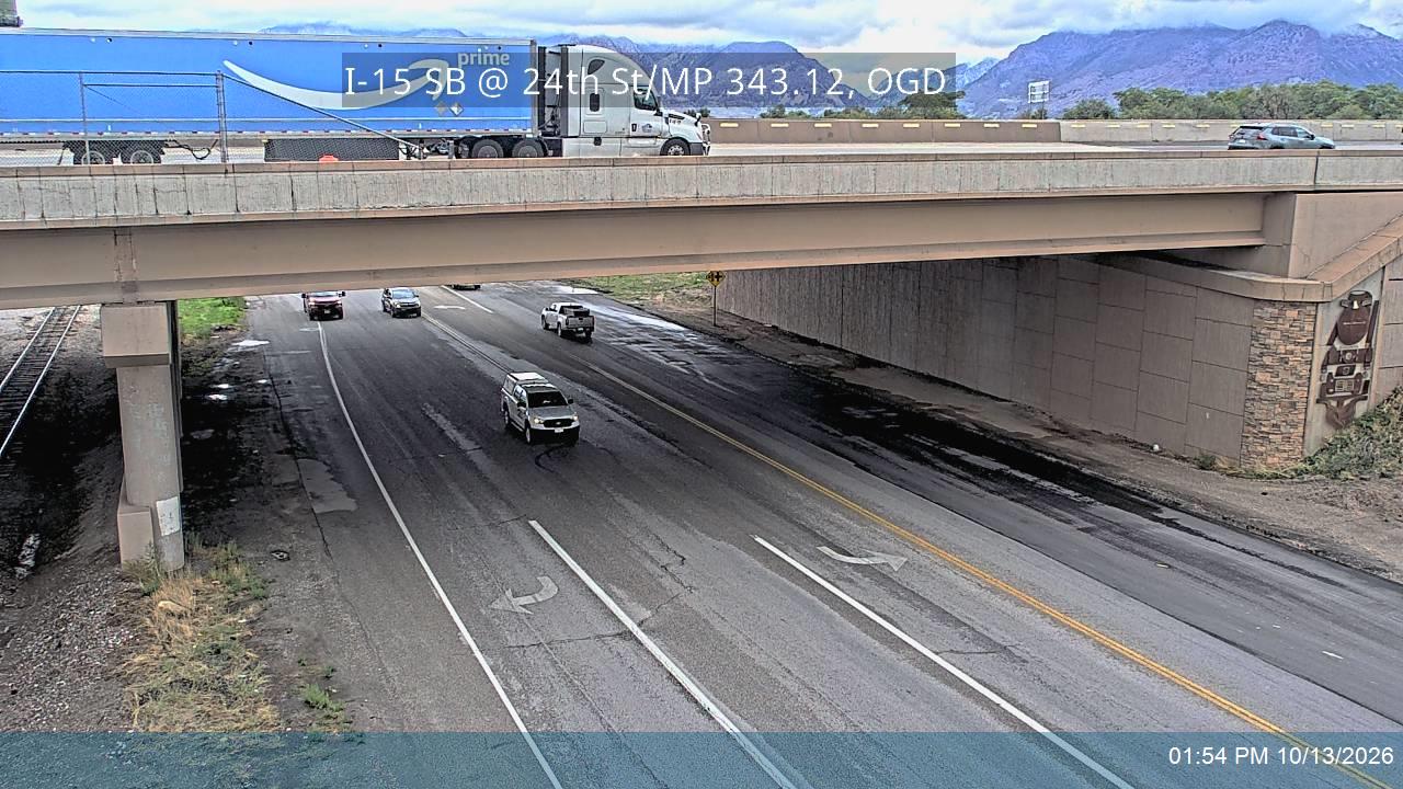I-15 SB @ 24th St / Pennsylvania Ave / SR-53 / MP 343.12, OGD live camera view