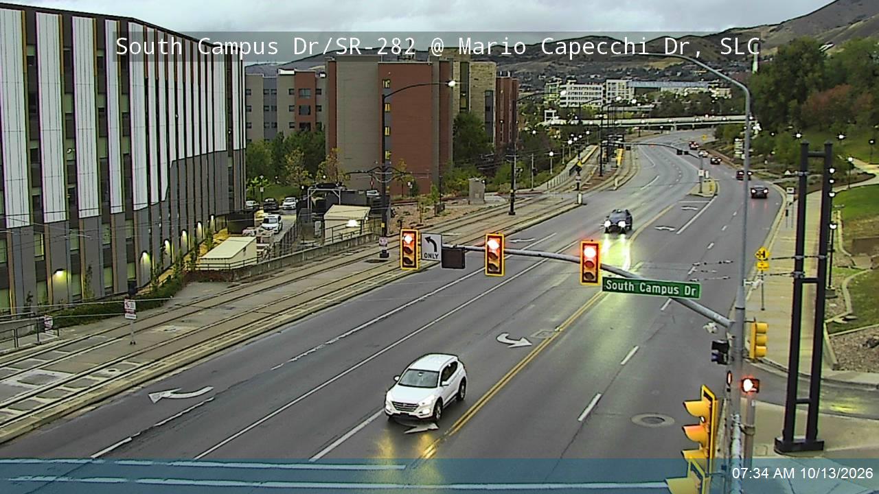 South Campus Dr / SR-282 @ Mario Capecchi Dr, SLC live camera view