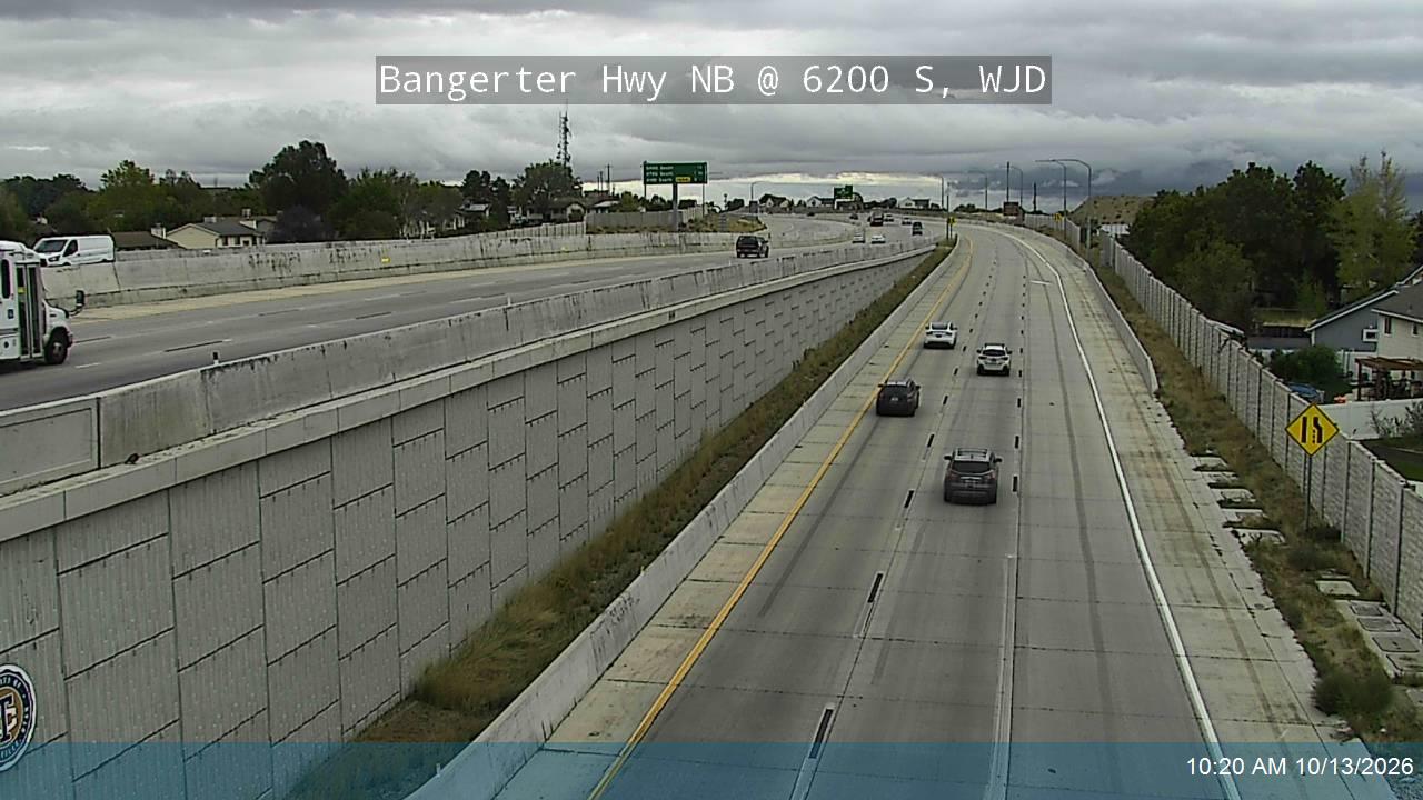 Bangerter Hwy / SR-154 NB @ 6200 S, WJD live camera view