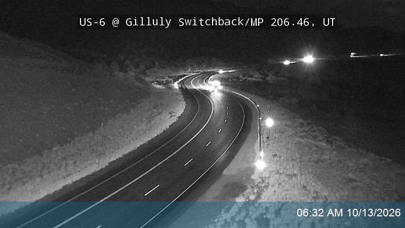 US-6 @ Gilluly Switchback / MP 206.46, UT live camera view