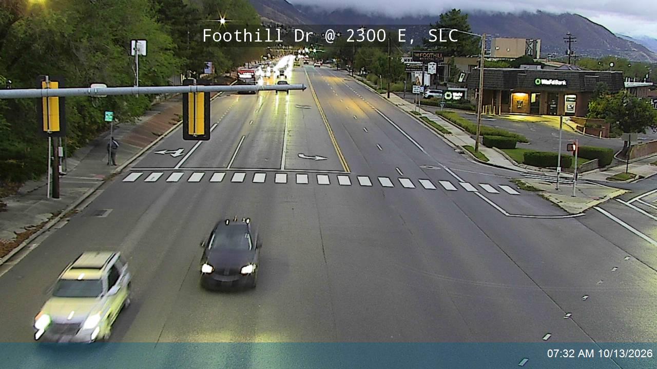 Foothill Dr / SR-186 @ 2300 E, SLC live camera view
